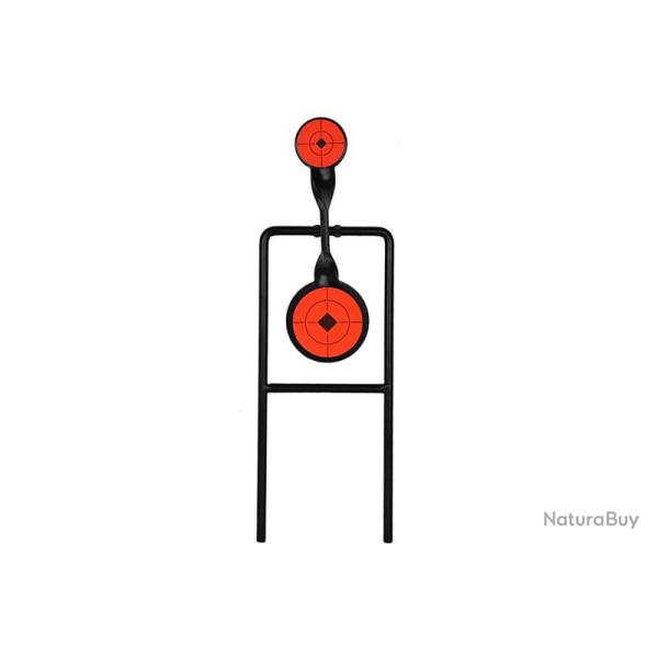 Cible m�tallique rotative avec r�initialisation automatique