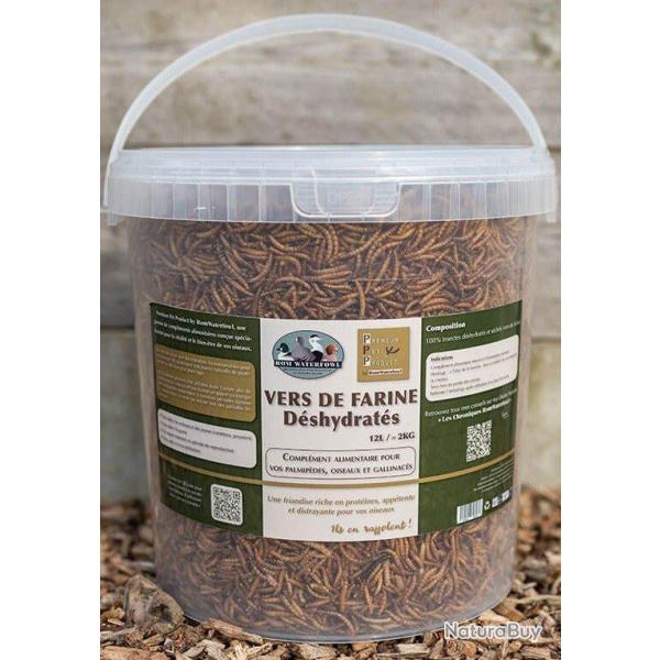 Vers de farine d�shydrat�es 12L PPP