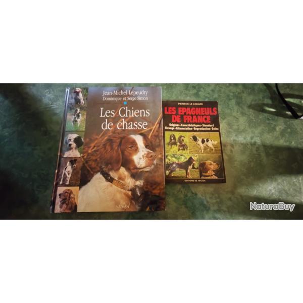livres la chasse les chiens les �pagneuls
