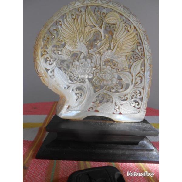 coquillage grav�-oiseaux du paradis