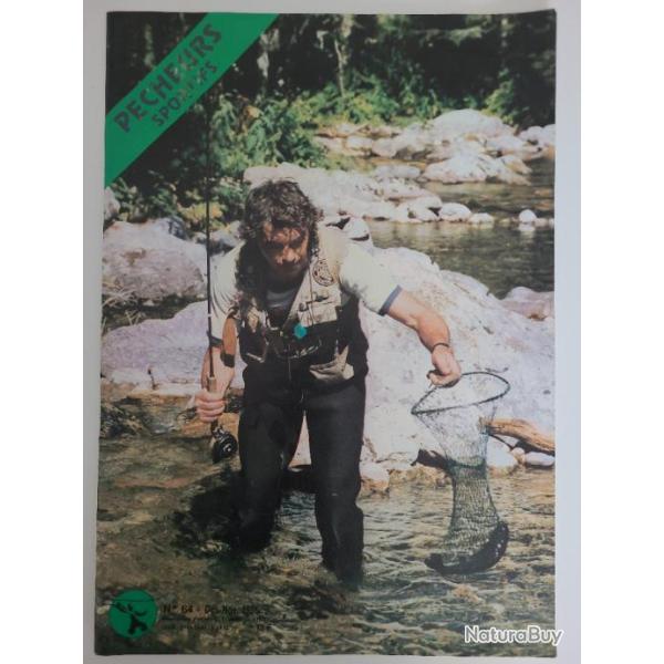 Revue P�CHEURS SPORTIFS N� 64 oct-nov 1986  p�che � la mouche, rivi�res, techniques