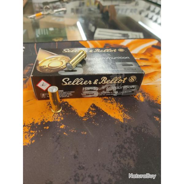 Sellier & Bellot .38 spcial Wad Cutter 148 grs (x50)