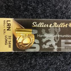 Sellier & Bellot .32 S/W Long LFN 100 grs (x50)