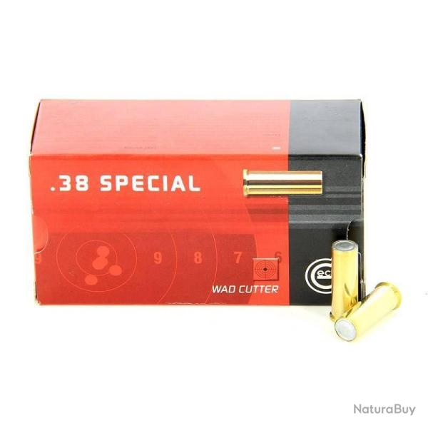 Geco 38 sp�cial Wad Cutter 148 grains (x50)