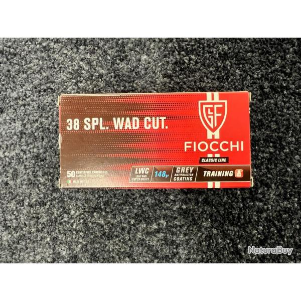 Fiocchi 38 Sp�cial Wad Cut 148 grs (x50)