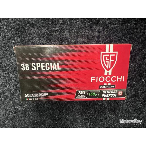 Fiocchi 38 Sp�cial FMJ 158 grs (x50)