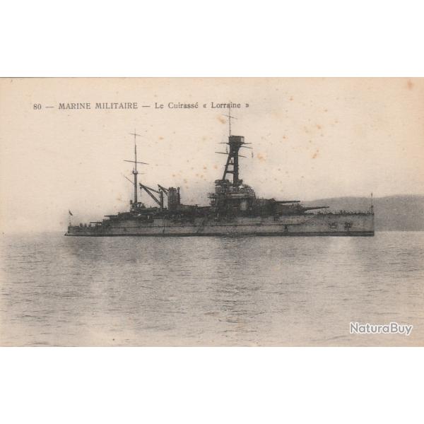 CPA - Marine Militaire Fran�aise -Cuirass� "Lorraine "- N�810