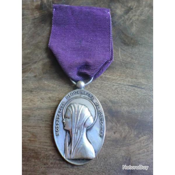 m�daille hospitalit� diocesaine de toulouse
