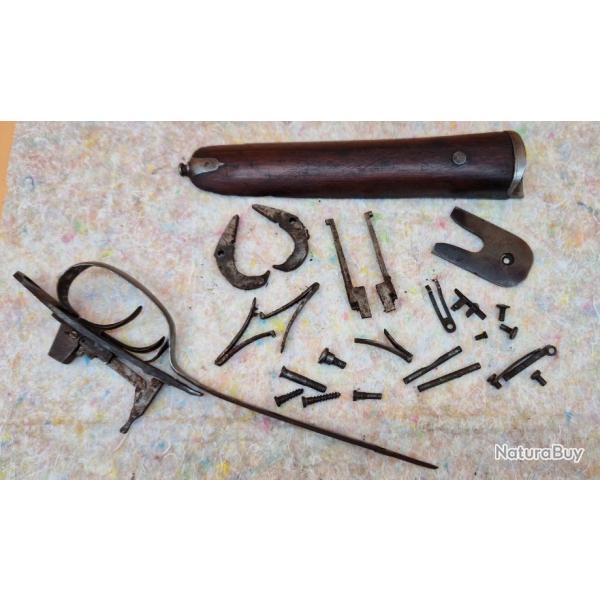 Lot de pi�ces pour fusil juxtapose artisan stephanois calibre 16