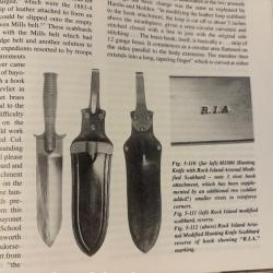 Springfield 1880 "Hunting knife " Couteau de la cavalerie am&eacute;ricaine - 1er type-  et son fourreau