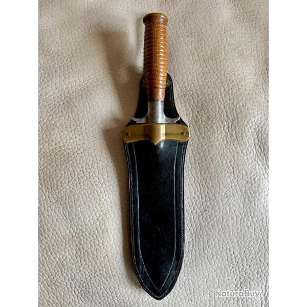 Springfield 1880 "Hunting knife " Couteau de la cavalerie am�ricaine - 1er type-  et son fourreau