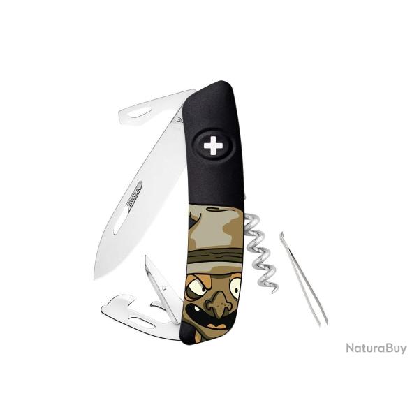 Swiza D03 HALLOWEEN Witch Black - Griffure sur le dessin de la sorcire