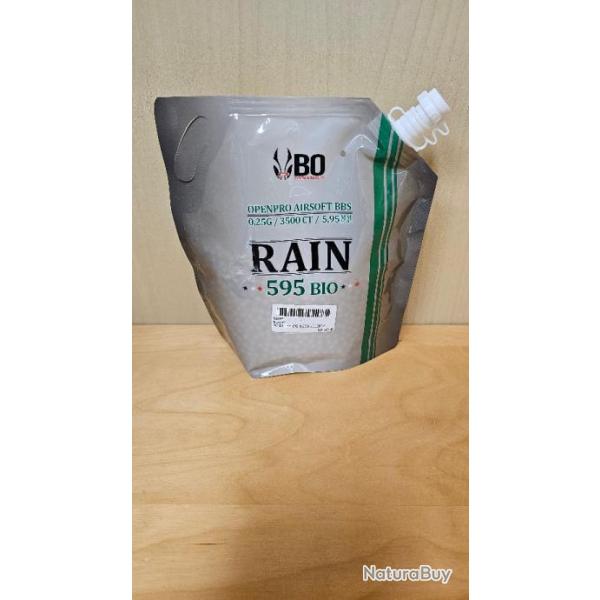 Billes BO RAIN 595 BIO - 3500 rds - 0.25g