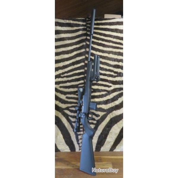 Carabine ISSC SPA Gen 2 cal.22 canon 51 cm filet� + lunette + bipieds + silencieux