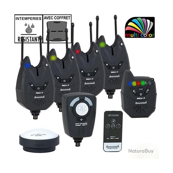 Coffret Anaconda Centrale 4 D�tecteurs MGX-7 + Alarme + Lampe