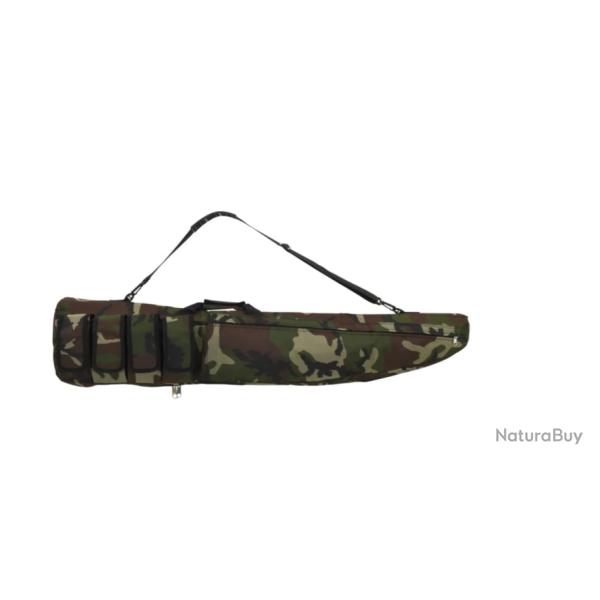 Sac � Fusil avec Bretelles - 120 cm - Tissu Oxford Camouflage