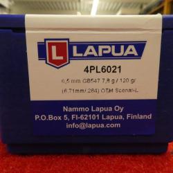 Lapua Ogives 6,5mm OTM Scenar-L 120gr (x100)