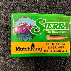 Sierra Match King .308 175 grs HPBT (x100)