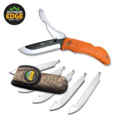 Couteau de chasse &agrave; deux lames Outdoor Edge Pro Razor