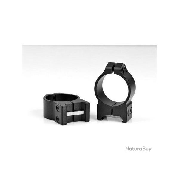 DESTOCKAGE 1 PAIRE DE 2 COLLIERS FIXES ACIER  30MM WARNE BAS OU MEDIUM FABRICATION AMERICAINE