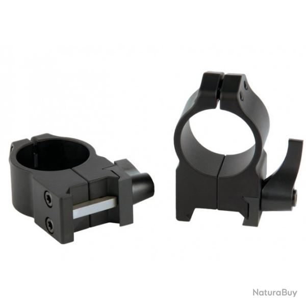 DESTOCKAGE 1 PAIRE  2 COLLIERS   30MM WARNE  AMOVIBLE BAS OU MEDIUM EN ACIER FABRICATION AMERICAINE