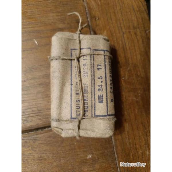 CONDITIONNEMENT DE 8 CARTOUCHES CALIBRE 8 LEBEL  ref:A029