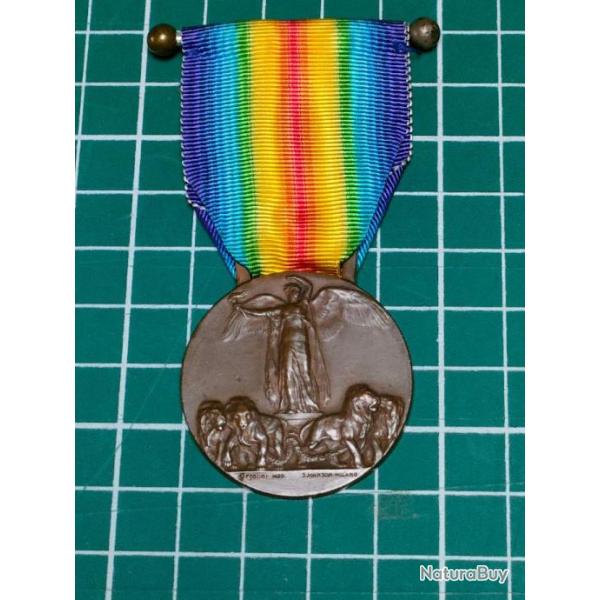 ITALIE, MEDAILLE INTERALLIEE, DE LA VICTOIRE 1914-1918