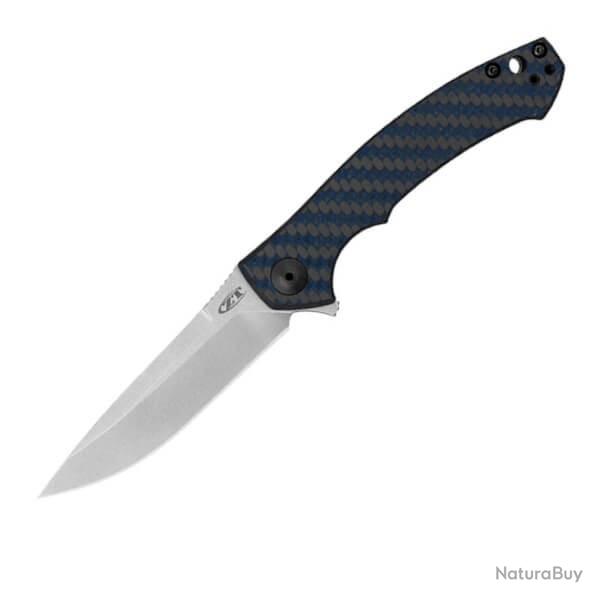 ZT0450BLUCF Couteau pliant Z�ro Tol�rance Blue Carbon Fiber