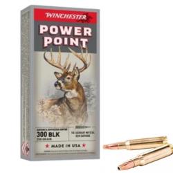 MUNITIONS WINCHESTER CALIBRE 300 BLK POWER POINT SUBSONIC 200gr - 13g x20