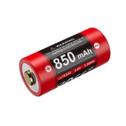 Pile rechargeable avec prise micro USB CR123