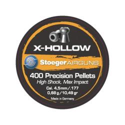 Bo&icirc;te de plombs Stoeger X-hollow t&ecirc;te ronde - 4.5 mm / Par 1