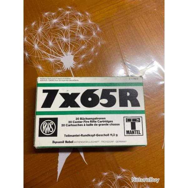 Bo�te de balle 7x65r rws t mantel