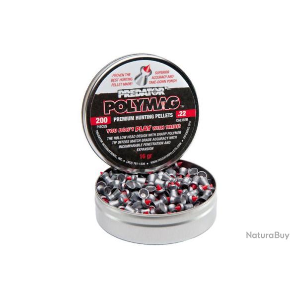200 plombs Polymag 5.5 mm Predator