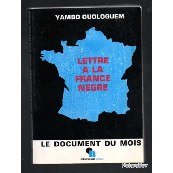 lettre � la france n�gre de yambo ouologuem