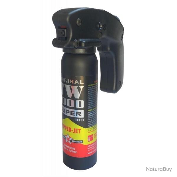 Spray de dfense TW1000 Pepper Jet Liquide 100ML POIGNEE