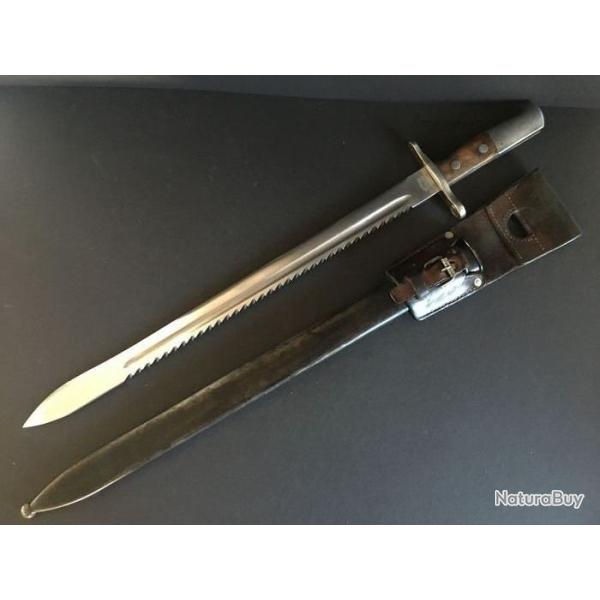 RARA S�GEBAJONETT M.1914-38 SCHWEIZER ARMEE ORDINANZ - BAIONETTA A SEGA MOD.1914/1938 (SVIZZERA WW2)