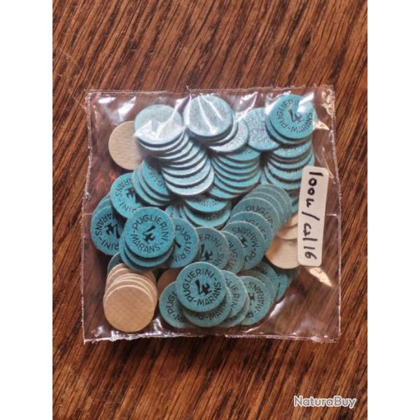 100 Cartons de fermeture n�4 sign�s, cal 16