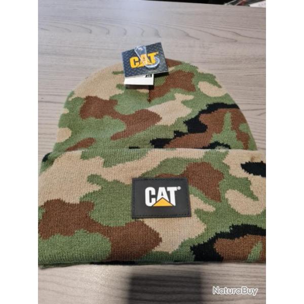 Bonnet tricot� camouflage Caterpillar