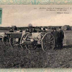 CPA - Artillerie lourde de campagne N&deg;7418