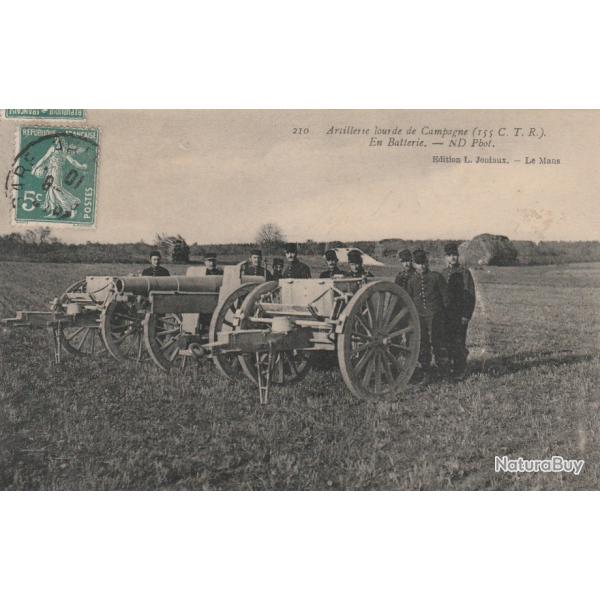 CPA - Artillerie lourde de campagne N� 156