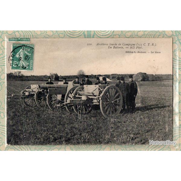 CPA - Artillerie lourde de campagne N�7418