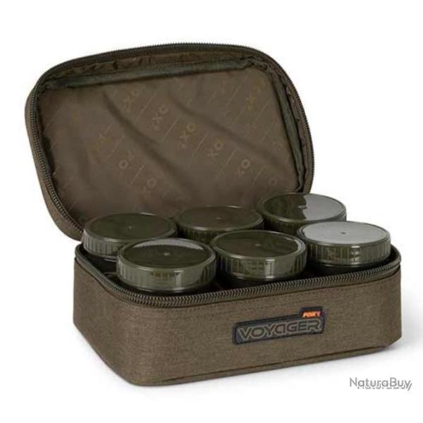 Bagagerie carpes Fox voyager 8 pot Hookbait case