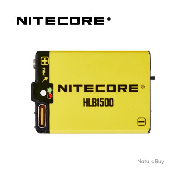 Batterie Nitecore HLB1500 1500 mAh 3.7V pour lampe Nitecore UT27