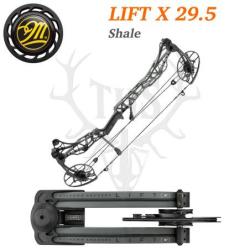 Mathews LIFT X 29.5 - Arc Compound Ultra-L&eacute;ger Puissance & Pr&eacute;cision 348 FPS Droitier 55-65# Shale
