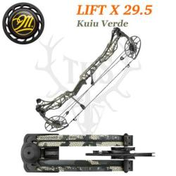 Mathews LIFT X 29.5 - Arc Compound Ultra-L&eacute;ger Puissance & Pr&eacute;cision 348 FPS Gaucher Kuiu Verde 2.0 