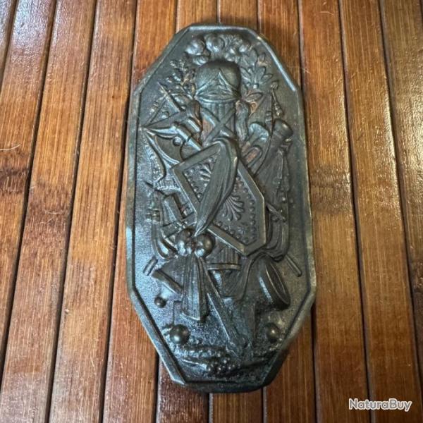 GRANDE PLAQUE DE CEINTURON D'OFFICIER DEBUT XlX �me