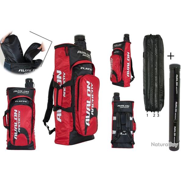 Sac � dos Avalon "Classic" pour arc recurve Rouge