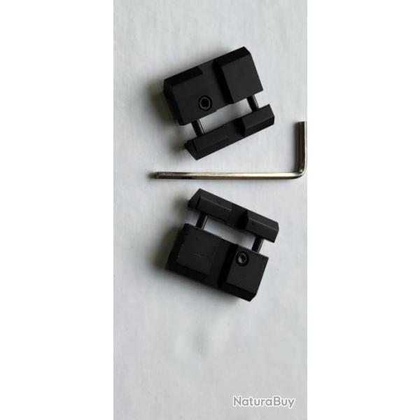 Adaptateurs pour rail de 11 mm vers picatinny 21 mm #1