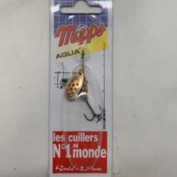 Cuill&egrave;re tournante Mepps aglia taille 1 3,5g or points rouges