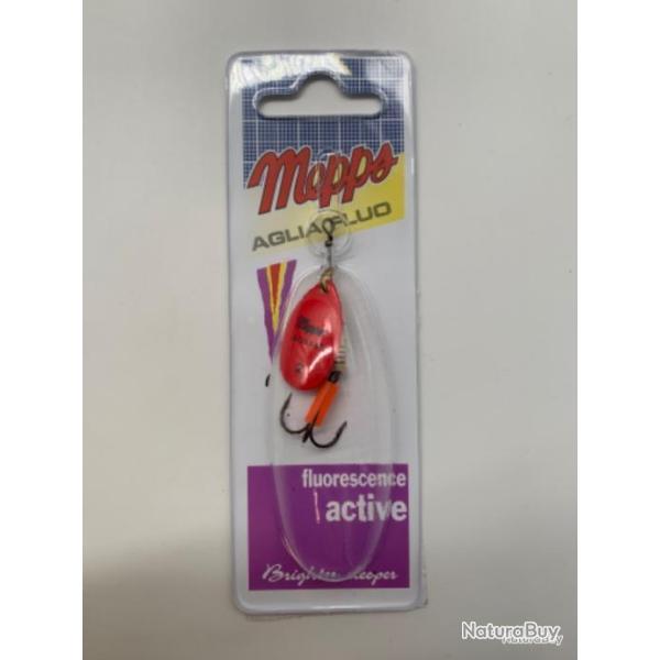 Cuill�re tournante Mepps aglia fluo taille 2 4,5g rouge